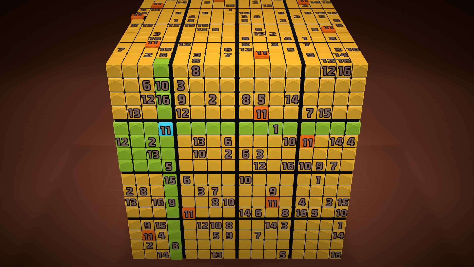 Sudoku on a 3D cube solved with Claude